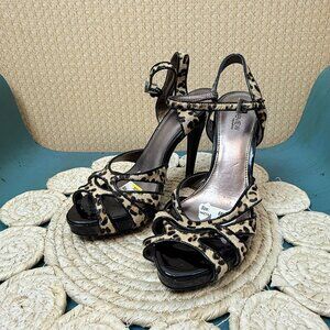 Preview International Leopard Print Platform Heels – Size - Women's 6